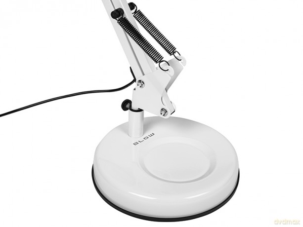 44-168# Lampka biurkowa led lb-23 biała z lupą