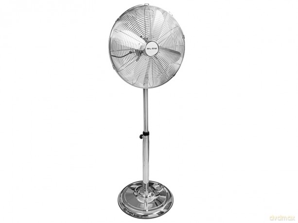 44-655# Wentylator stojący 16 60w srebrny metalowy