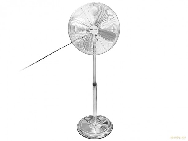 44-655# Wentylator stojący 16 60w srebrny metalowy
