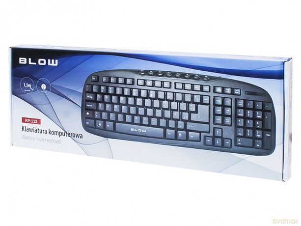 84-204# Klawiatura blow kp-112 usb czarna