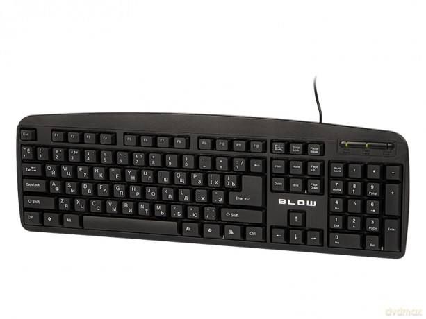 84-208# Klawiatura ukraińska rosyjska blow kp-104 usb pl cyrylica