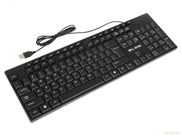 84-226# Klawiatura blow kp-122 usb czarna