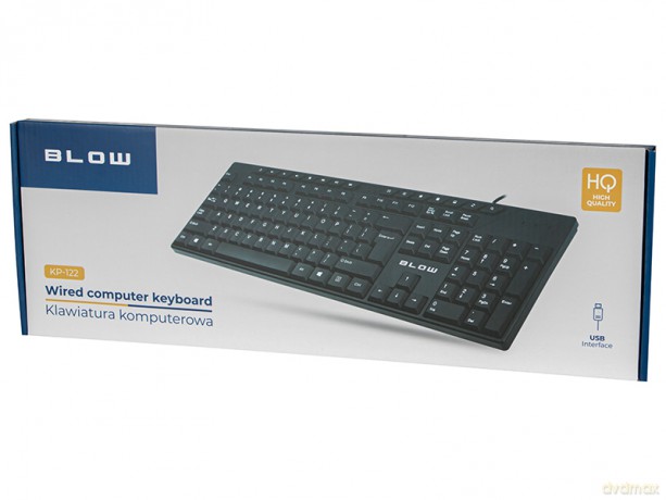 84-226# Klawiatura blow kp-122 usb czarna
