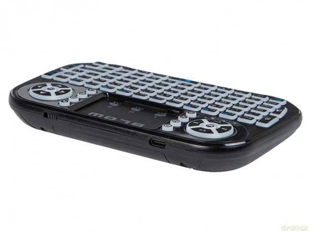 84-256# Klawiatura bezprzewodowa 2,4ghz+bluetooth miniks-6 +touchpad