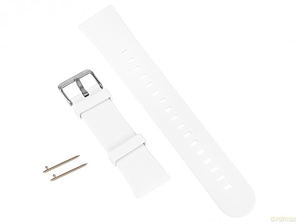 89-105# Pasek do smartwatch blow x18 x19 x21 biały silikonowy