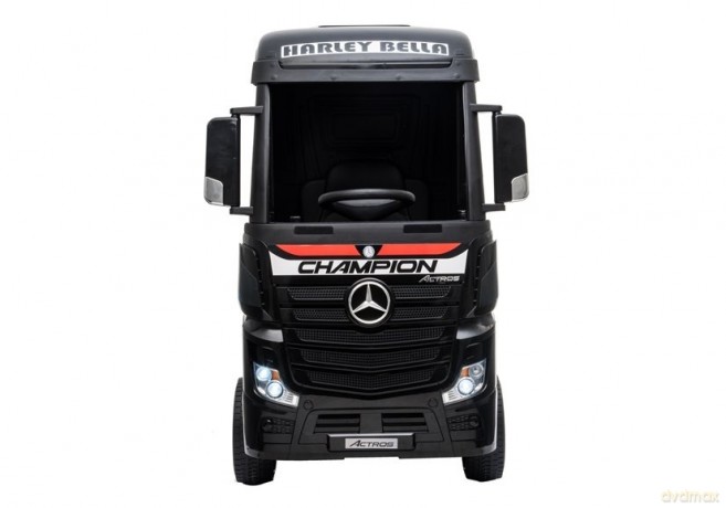 Auto Mercedes Actros Czarny Lakierowany Ciężarówka Dla Dzieci Pilot LED MP4