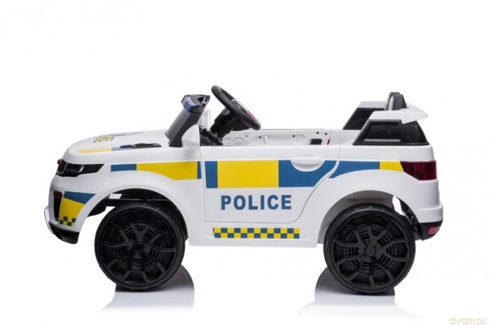 Auto Na Akumulator BBH-021 Światła LED Muzyka Pilot Policyjne Białe