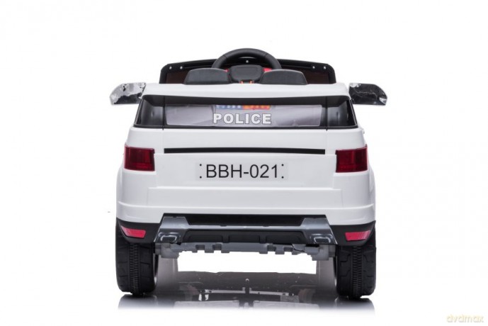 Auto Na Akumulator BBH-021 Światła LED Muzyka Pilot Policyjne Białe