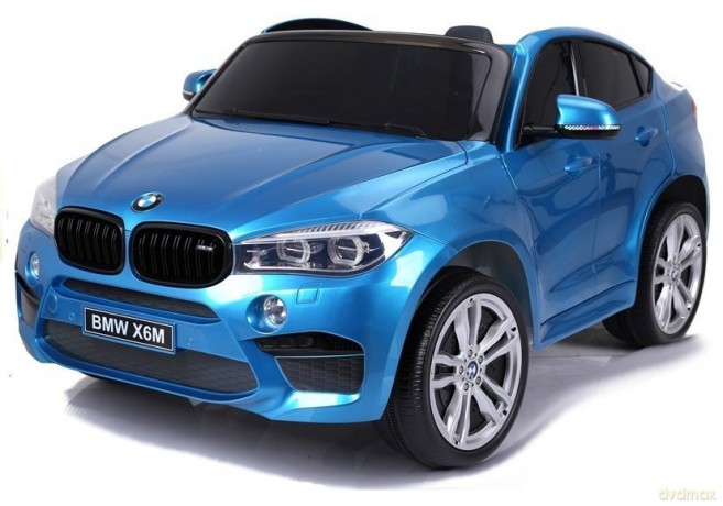 Auto Na Akumulator BMW X6M Niebieskie Lakierowane