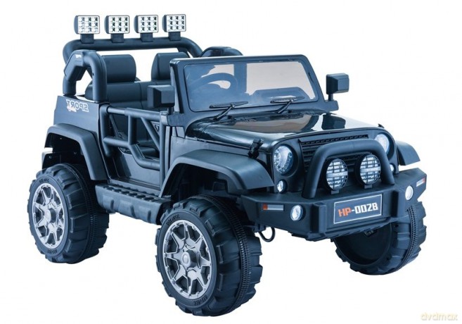 Auto na Akumulator Jeep HP012 Dla Dzieci Światła LED MP3 Czarne
