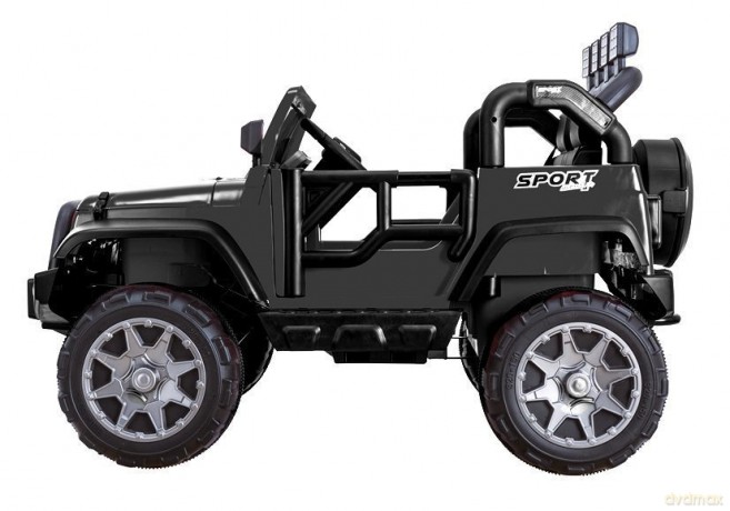 Auto na Akumulator Jeep HP012 Dla Dzieci Światła LED MP3 Czarne