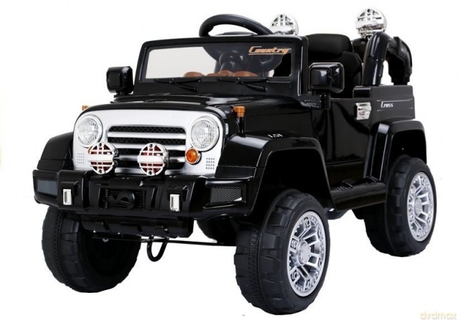 Auto na Akumulator Jeep JJ245 Dla Dzieci Światła LED MP3 Pilot Czarny