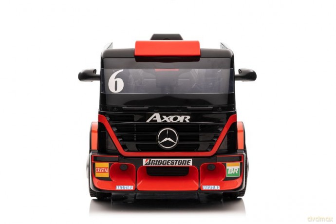 Auto Na Akumulator Mercedes + Naczepa XMX622B Światła LED Czerwony LCD