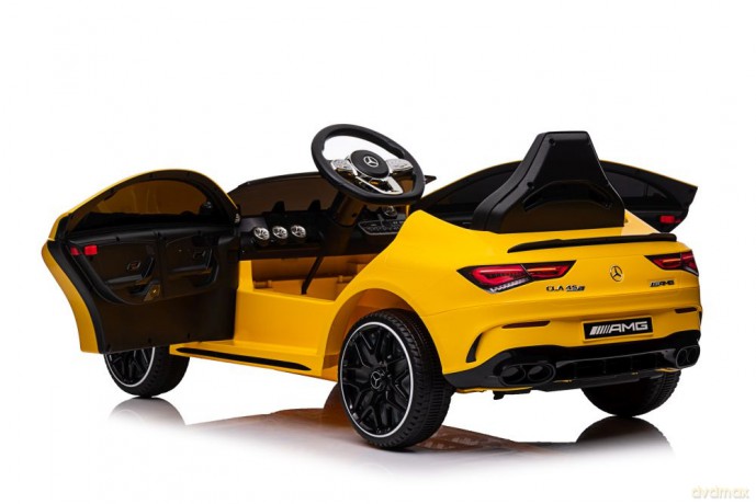 Auto Na Akumulator Mercedes CLA 45s AMG Żółty 4x4