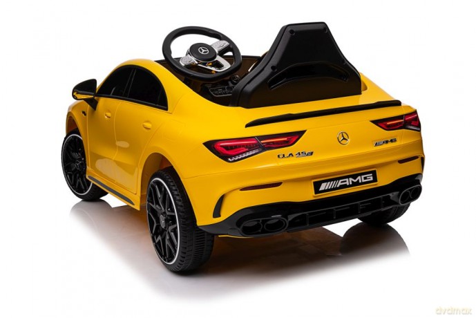 Auto Na Akumulator Mercedes CLA 45s AMG Żółty 4x4