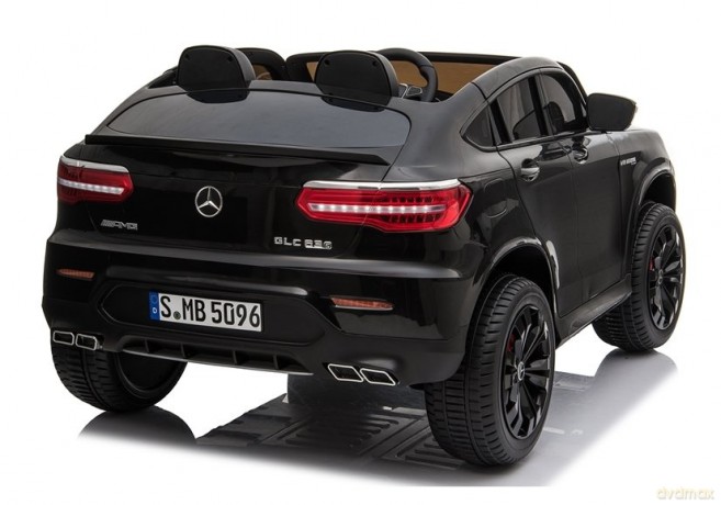Auto na Akumulator Mercedes GLC 63S Dwuosobowy LED MP3 Czarny Lakierowany