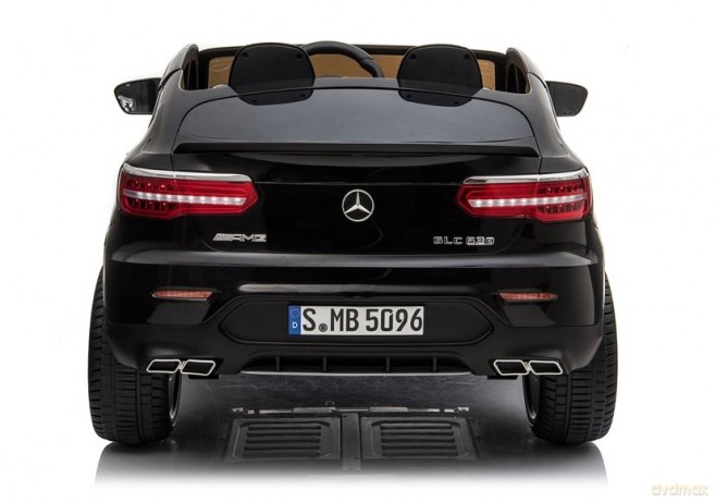Auto na Akumulator Mercedes GLC 63S Dwuosobowy LED MP4 Czarny Lakierowany