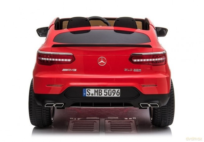 Auto na Akumulator Mercedes GLC 63S Dwuosobowy Światła LED MP3 Czerwony