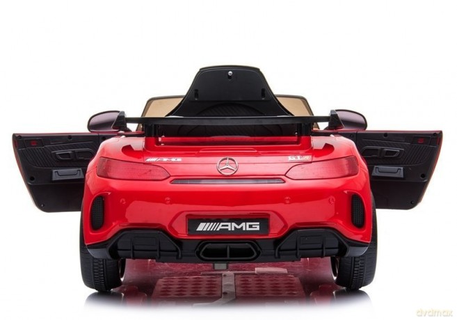 Auto na Akumulator Mercedes GTR Dla Dzieci Światła LED MP3 Czerwony