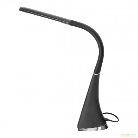 DOLOMIT LED 5W, lampka biurkowa z budzikiem, 300lm, 4000K, czarna