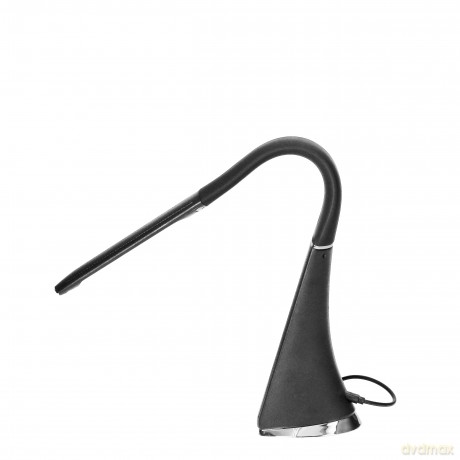 DOLOMIT LED 5W, lampka biurkowa z budzikiem, 300lm, 4000K, czarna