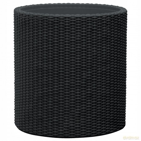 Donica okrągła LARGE CYLINDER PLANTER antracyt