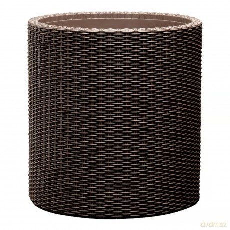 Donica okrągła LARGE CYLINDER PLANTER whiskey brown