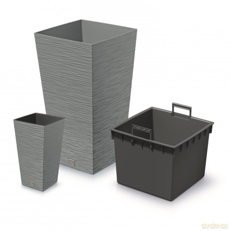 Doniczka FURU SQUARE DFSH240 - beton