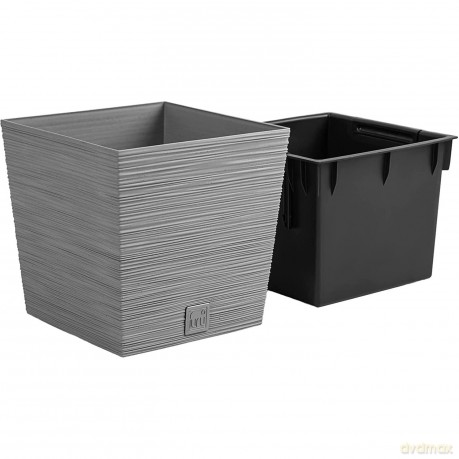Doniczka FURU SQUARE LOW DFS240 - beton