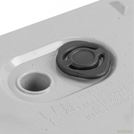 Doniczka FURU SQUARE LOW DFS240 - beton