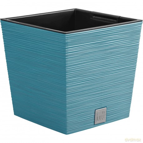 Doniczka FURU SQUARE LOW DFS240 - niebieski skandynawski