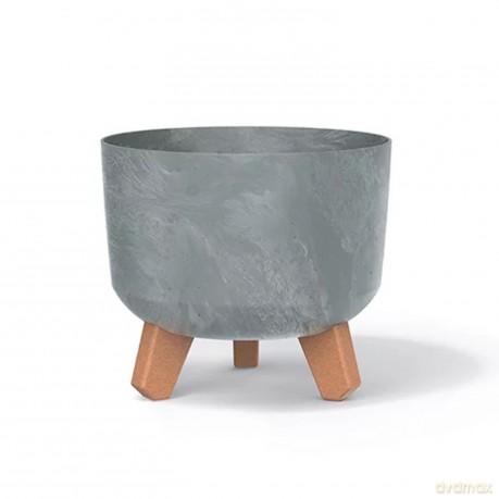 Doniczka Gracia Beton Effect DGRL200E - beton śr. 200 mm