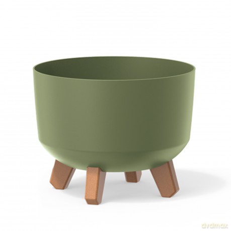 Doniczka Gracia Standard DGRL240 zielona