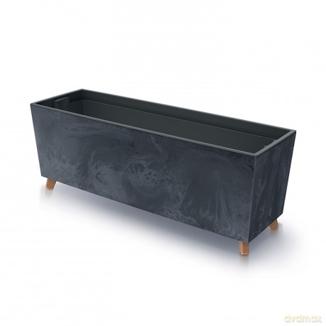Doniczka URBI CASE BETON EFFECT N DUC800NE - antracytowy