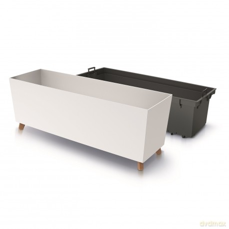 Doniczka URBI CASE DUC800N - biała