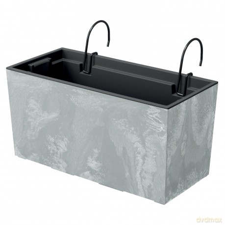 Doniczka z hakami Urbi Case Beton Effect DUC400EW beton