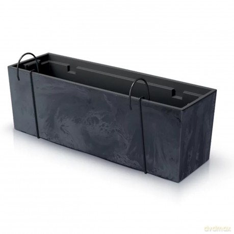 Doniczka z hakami Urbi Case Beton Effect DUC600EW antracyt