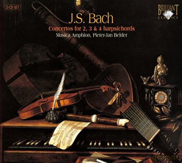 Pieter-Jan Belder: Concertos For 2, 3 And 4 Harpsichords [CD]