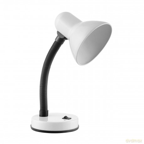 FUPI, lampa biurkowa, 10W, E27, stal + tworzywo, biała