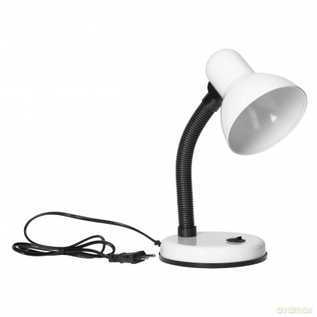 FUPI, lampa biurkowa, 10W, E27, stal + tworzywo, biała