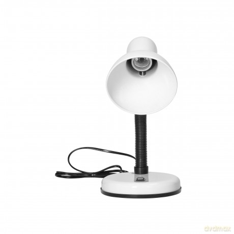 FUPI, lampa biurkowa, 10W, E27, stal + tworzywo, biała