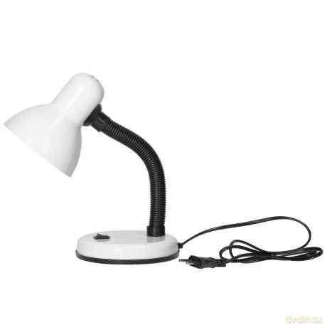 FUPI, lampa biurkowa, 10W, E27, stal + tworzywo, biała