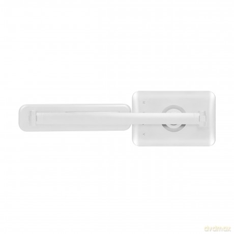 ISIYO LED 7W Lampka biurkowa z ładowarką indukcyjną i USB, 390lm, 3000-4000-6000K, zmiana temperatury barwowej i funkcja ściemniania,biała
