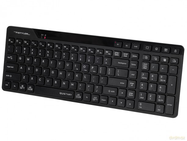Klawiatura A4TECH FSTYLER FBK27CAS Black 2.4GHz+BT (Silent)