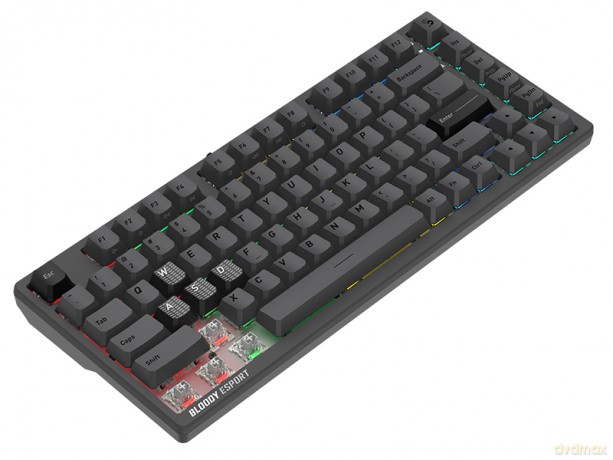 Klawiatura magnetyczna A4TECH BLOODY MS76 USB Magnetic Iron Grey