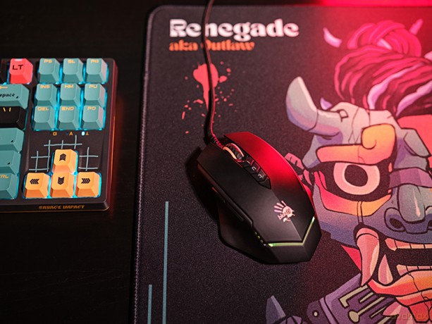 Klawiatura mechaniczna A4TECH BLOODY AT87 RENEGADE USB (Alpha Switches)