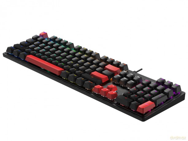 Klawiatura mechaniczna A4TECH BLOODY S520N Fire Black (BLMS RED Plus Switch)