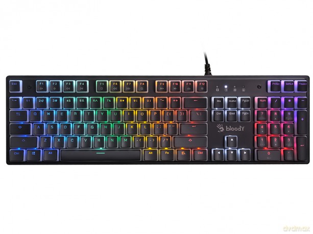 Klawiatura mechaniczna A4TECH BLOODY S520N Pudding Black (BLMS Blue Switch)