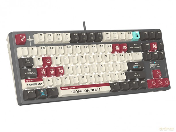 Klawiatura mechaniczna A4TECH BLOODY S87 Pixels Red USB (BLMS RED Plus Switches)