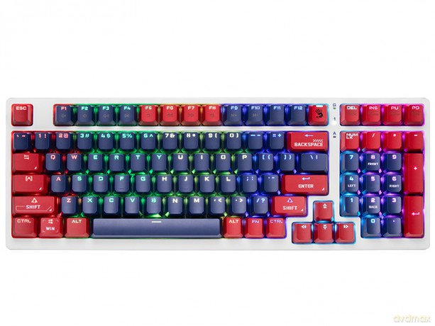 Klawiatura mechaniczna A4TECH BLOODY S98 USB Sports Navy (BLMS Red Plus Switches)